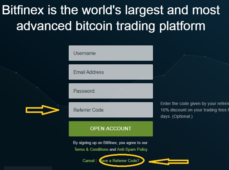 how to transfer bitcoin to bitfinex