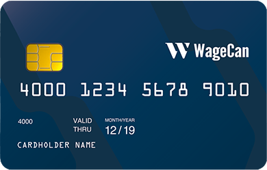 wagecan top bitcoin debit card