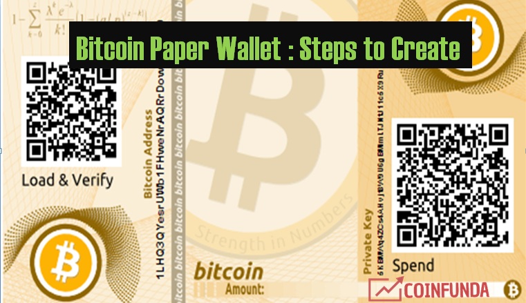 Bitcoin Paper Wallet Steps to Create