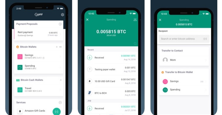 open cryptocurrency wallet