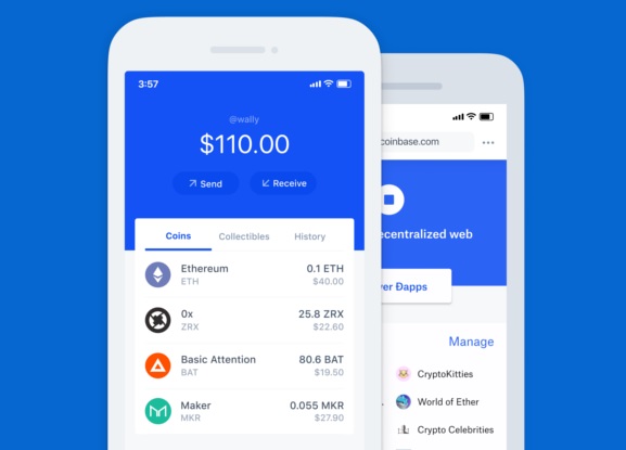 is coinbase ethereum wallet erc20