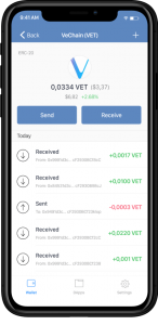 Vechain VET wallet