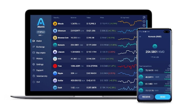 komato atomic swap wallet