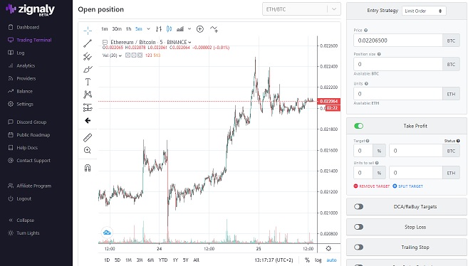 zignaly best cryptocurrency trading bot platform