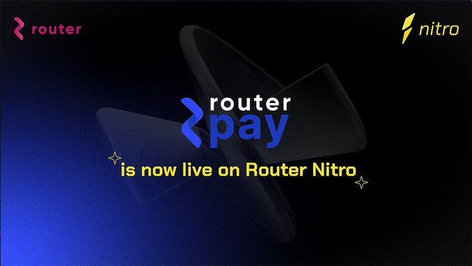 Router Pay live on Nitro - simply scan and pay!