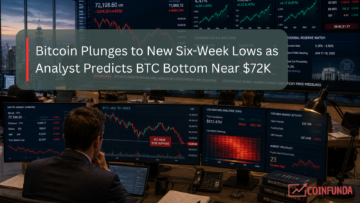 Bitcoin Plunges to New Six-Week Lows