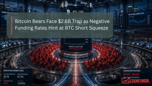 Bitcoin Bears Face $2.6B Trap as Negative Funding Rates Hint at BTC Short Squeeze
