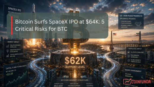 Bitcoin Surfs SpaceX IPO at $64K: 5 Critical Risks for BTC
