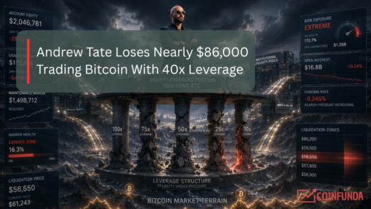 Andrew Tate Loses Nearly $86000 Trading Bitcoin With 40x Leverage