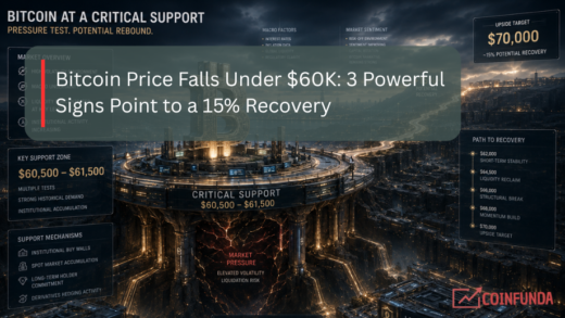Bitcoin Price Falls Under $60K: 3 Powerful Signs Point to a 15% Recovery